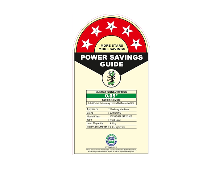 Samsung 9.0 kg AI Ecobubble Front Load Washing Machine with SmartThings