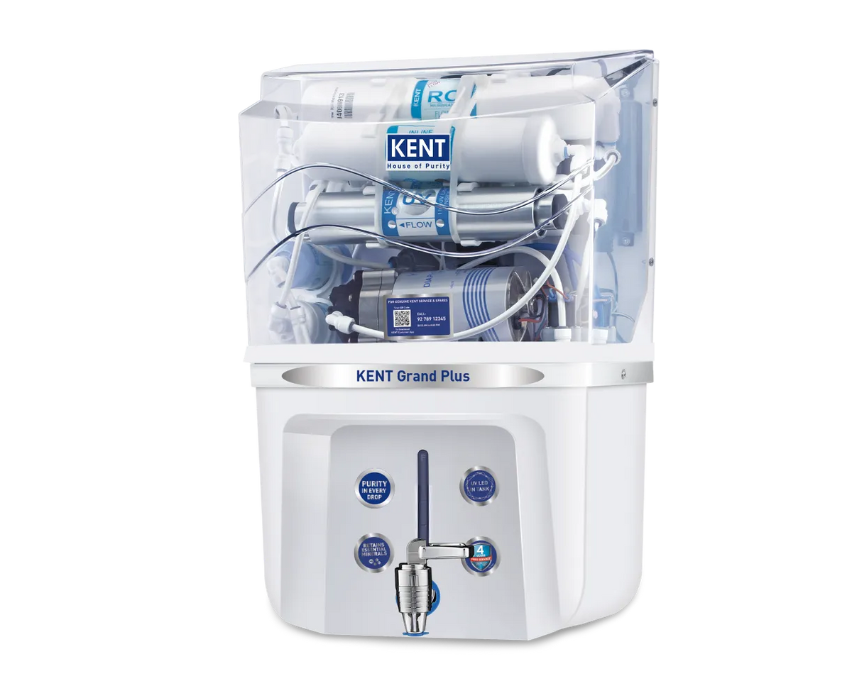 KENT Grand Plus RO Water Purifier White - Front View