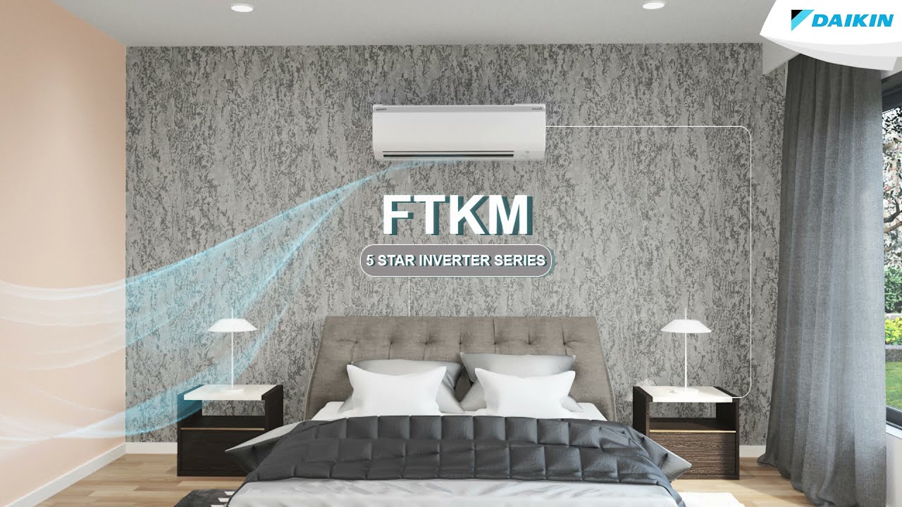 Daikin FTKM 1.5 Ton 5 Star Inverter Split AC Coanda Airflow