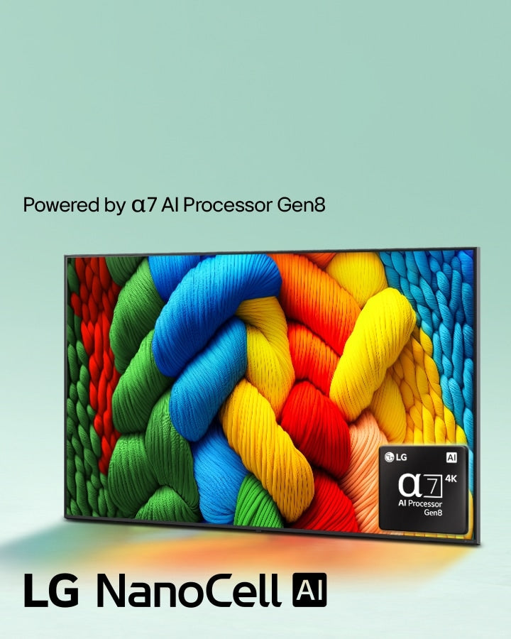 LG 43-inch NanoCell 4K Smart TV with α7 AI Gen8 Processor, Dolby Atmos