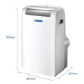 Blue Star PC12DB Portable AC - Dimensions