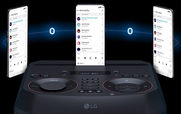 LG XBOOM RNC5 Karaoke Party Speaker: Powerful Bass, DJ App, Party Lights