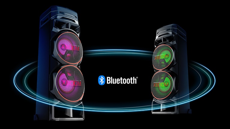 LG XBOOM RNC9 Double Super Bass Boost Karaoke Bluetooth Party Speaker