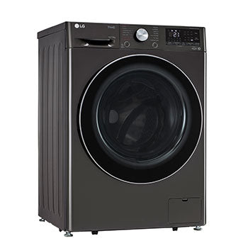 LG 12/7Kg AIDD™ Smart Front Load Washer Dryer, Platinum Black, TurboWash 360