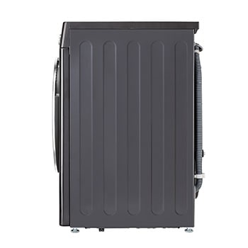 LG 12/7Kg AIDD™ Smart Front Load Washer Dryer, Platinum Black, TurboWash 360