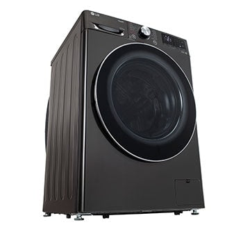 LG 12/7Kg AIDD™ Smart Front Load Washer Dryer, Platinum Black, TurboWash 360