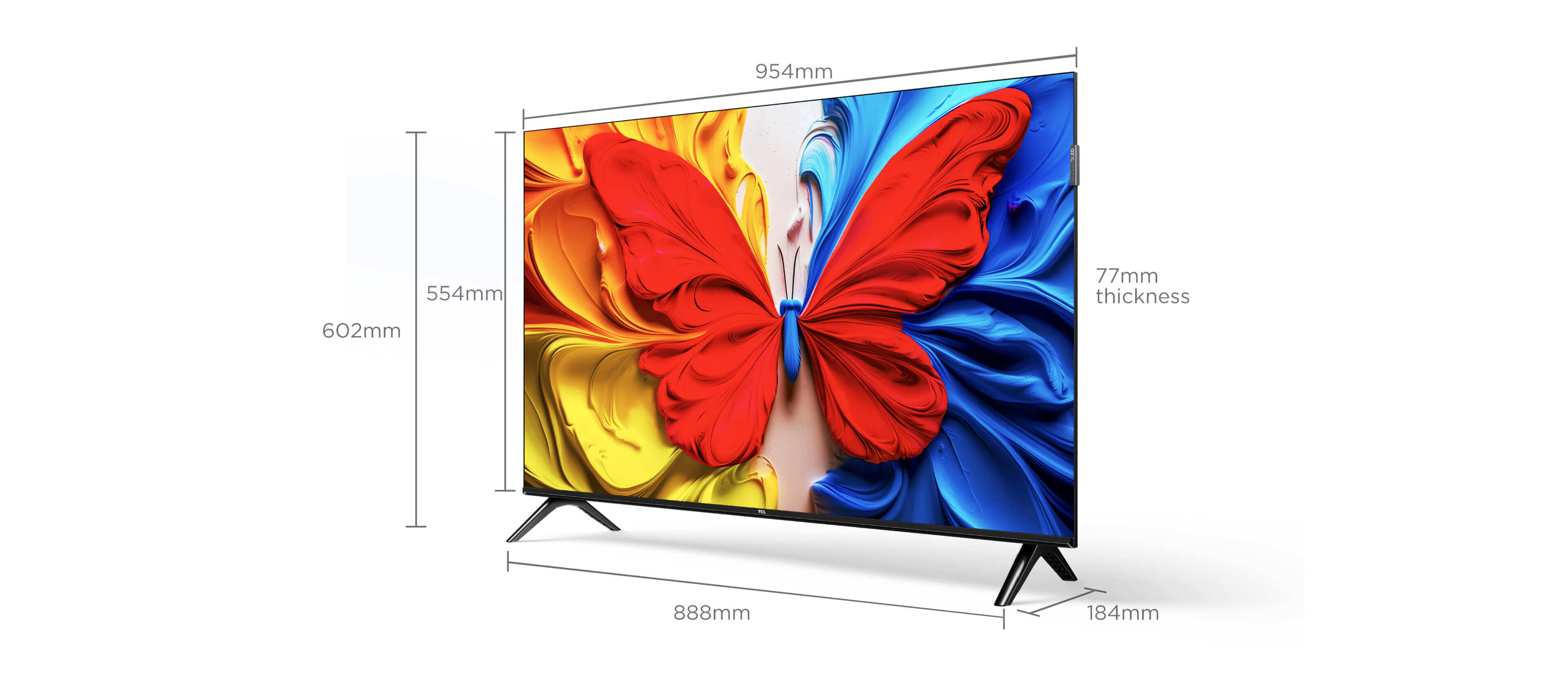 TCL S5K 2K QLED Full HD Google Smart TV: Vivid Colours, Immersive Audio, Slim Design
