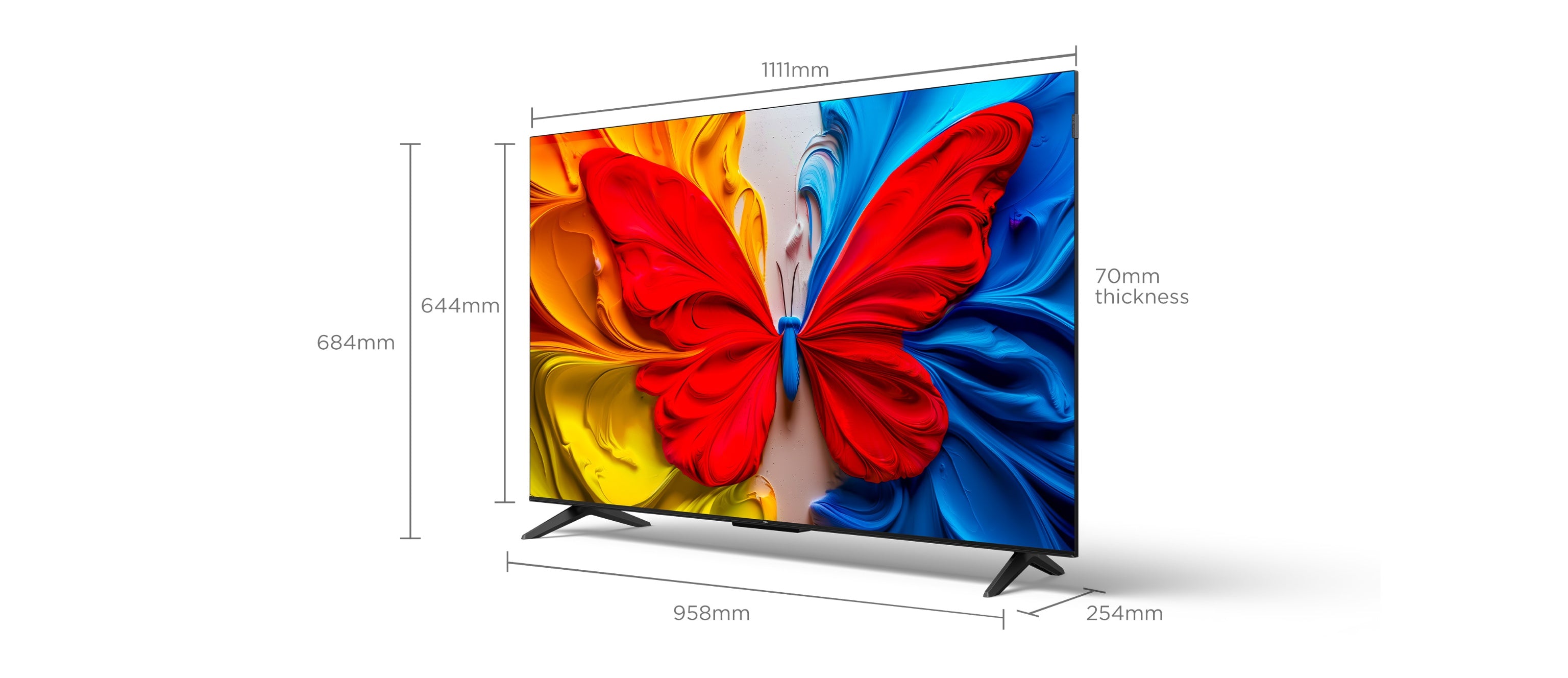 TCL S5K 2K QLED Full HD Google Smart TV: Vivid Colours, Immersive Audio, Slim Design