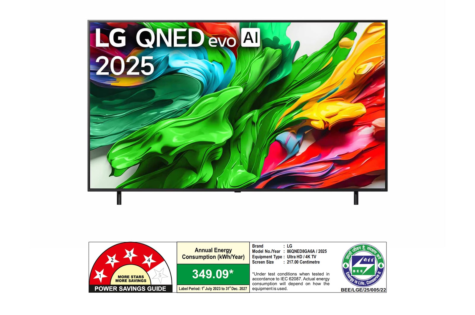 LG 86-inch QNED MiniLED 4K Smart TV with α8 AI Processor