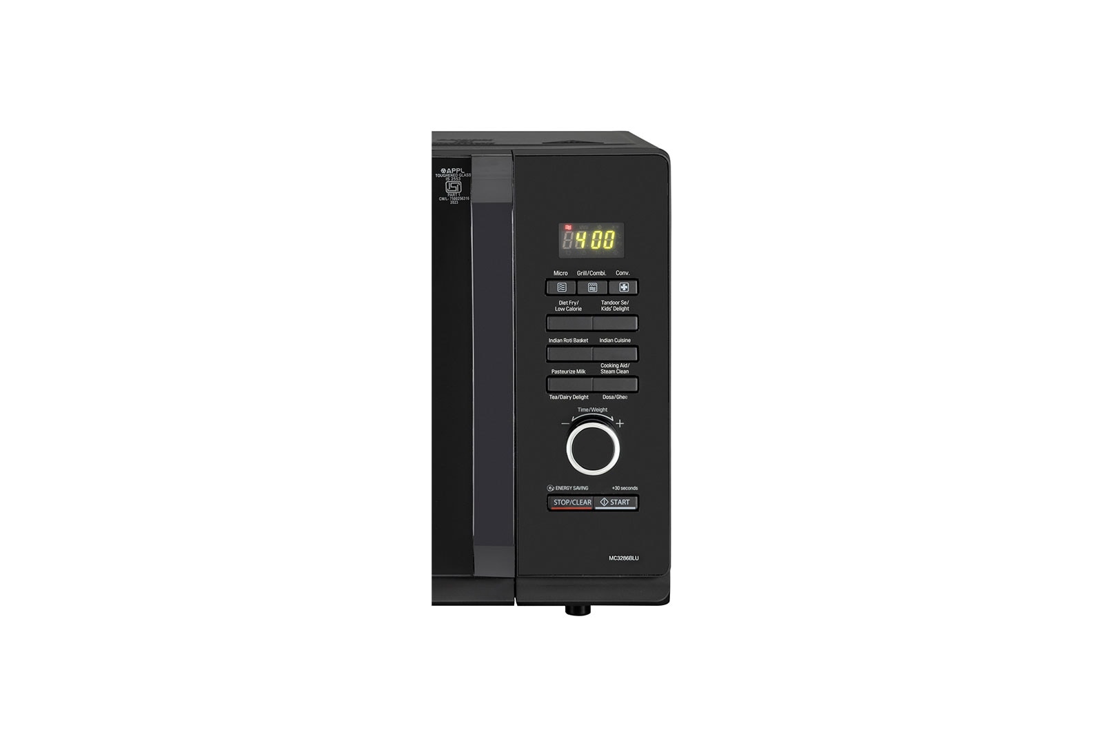 LG 32L Convection Microwave Oven with Diet Fry, Motorised Rotisserie & Steel Cavity