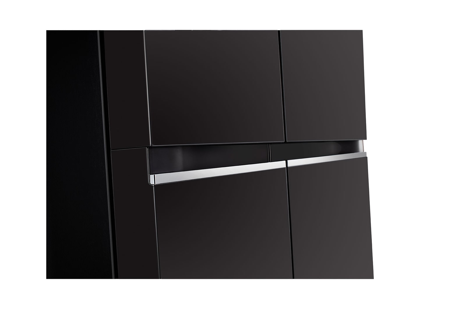 LG 650L Smart Convertible Side-by-Side Refrigerator with Inverter Compressor, Western Black