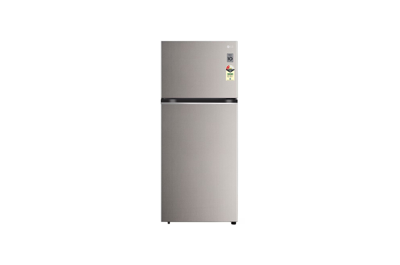 LG 322L Smart Inverter Double Door Refrigerator, Convertible, Urban Steel