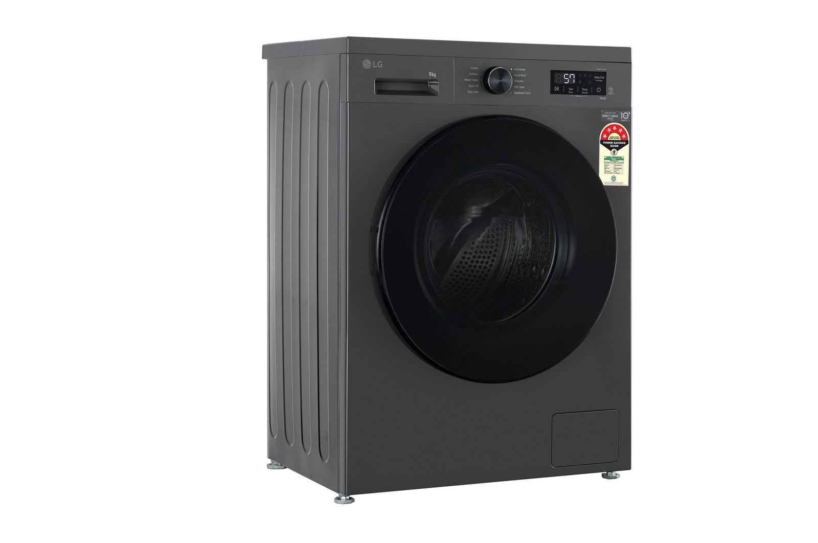 LG 9KG Front Load Washing Machine with Inverter Direct Drive & Steam