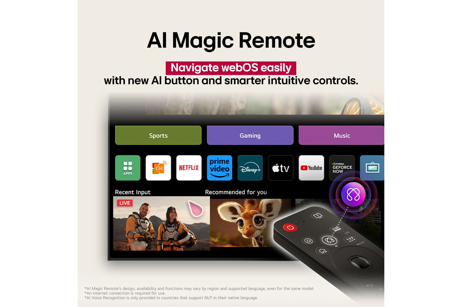 LG 164 cm (65-inch) OLED AI B5 4K Smart TV, α8 Gen2 Processor