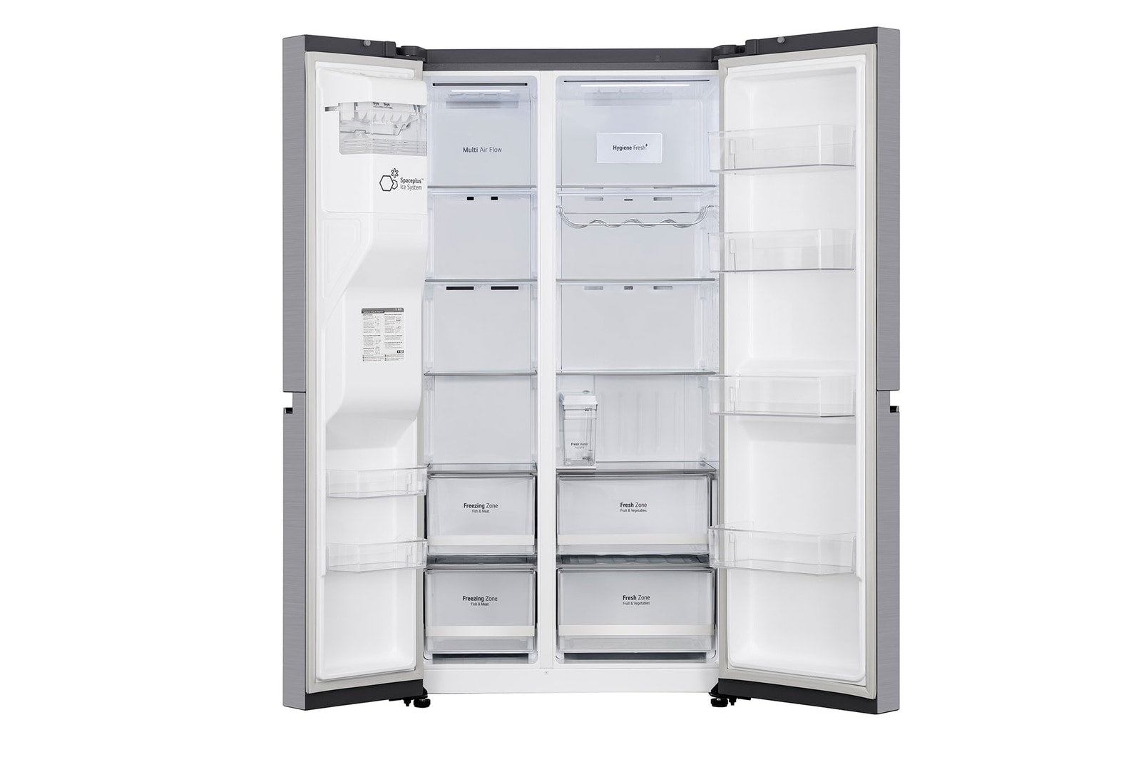 LG 630L Smart Convertible Side-by-Side Refrigerator with Water Dispenser