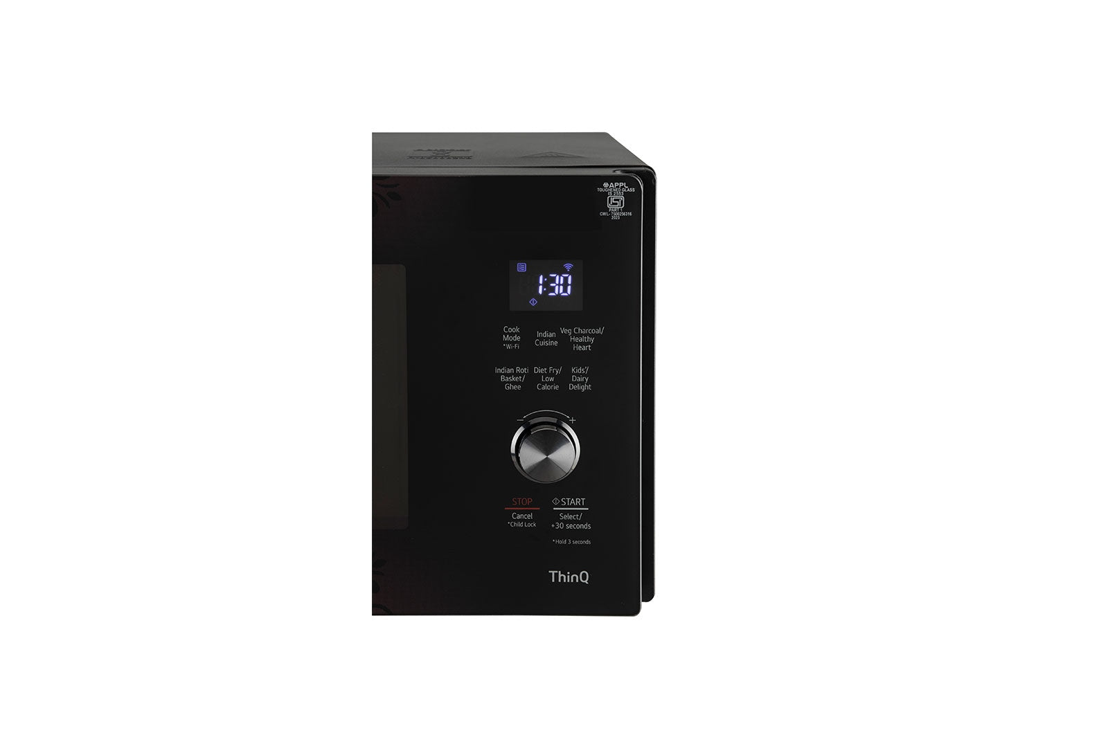 LG 28L Wi-Fi Charcoal Convection Microwave Oven with Diet Fry & Rotisserie