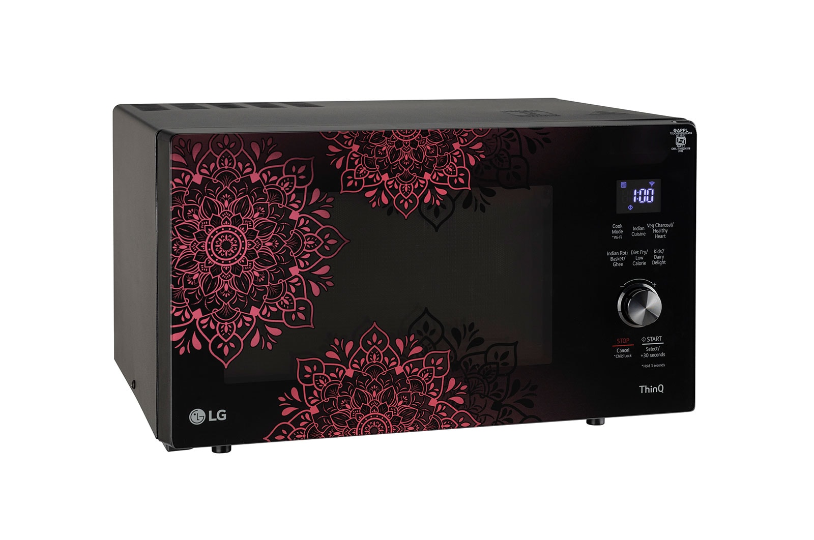 LG 28L Wi-Fi Charcoal Convection Microwave Oven with Diet Fry & Rotisserie