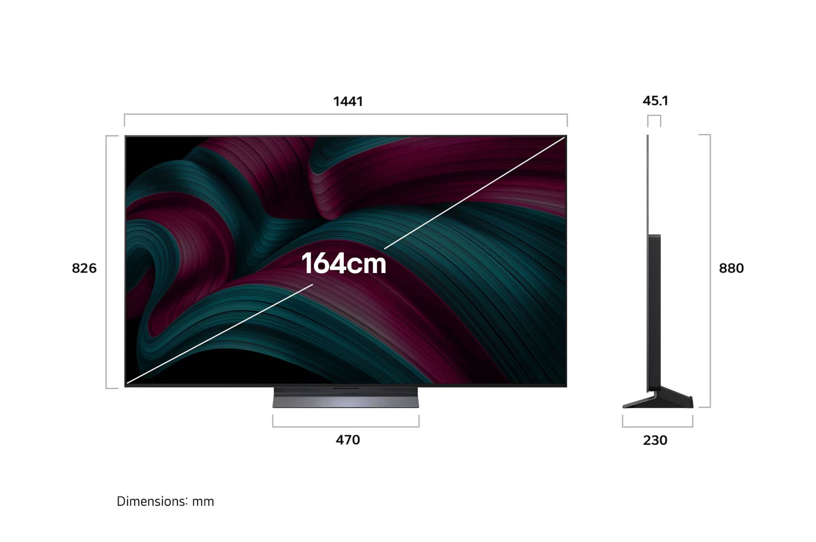 LG 65-inch OLED evo AI 4K Smart TV Alpha 9 Gen8 Processor