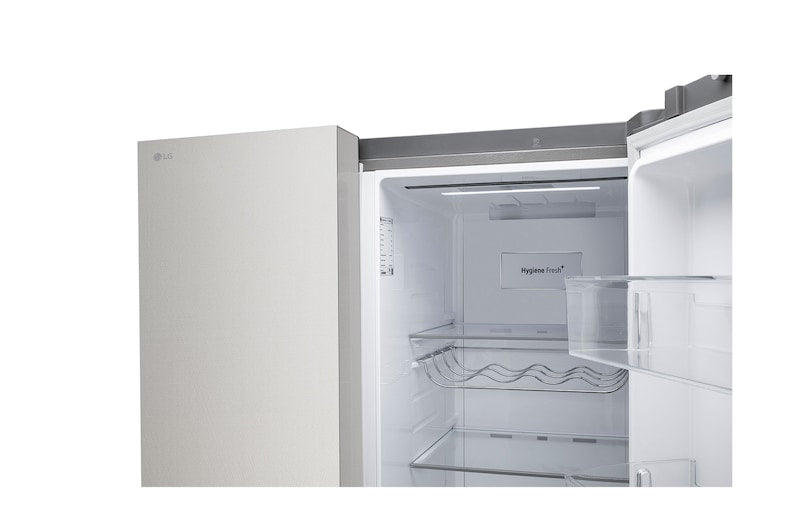 LG 650L Smart Inverter Side-by-Side Refrigerator: Wi-Fi, DoorCooling+, Urban Steel Finish