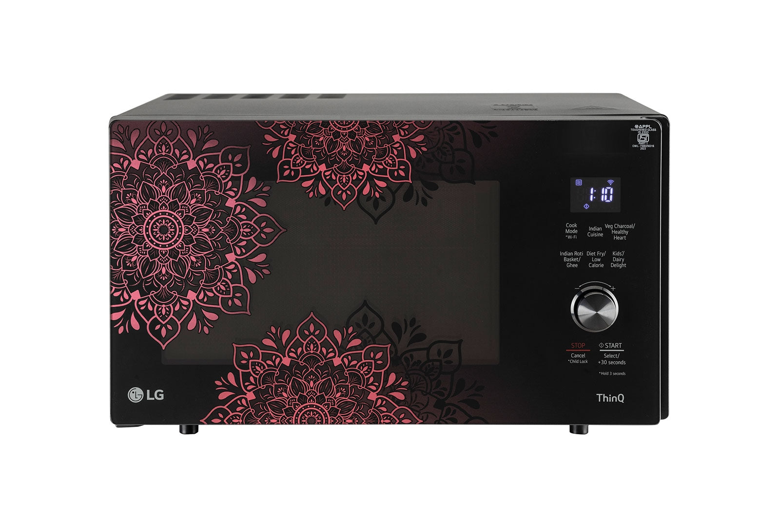 LG 28L Wi-Fi Charcoal Convection Microwave Oven with Diet Fry & Rotisserie