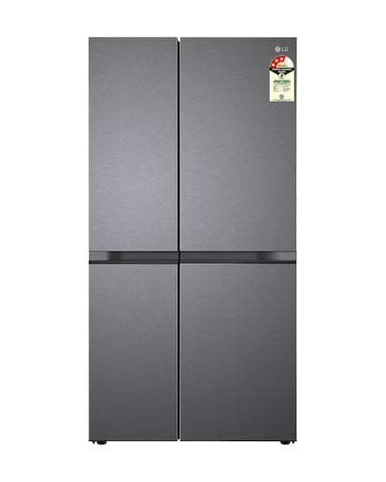 LG 650L 3 Star Frost Free Side-by-Side Convertible Refrigerator with Multi Air Flow & Smart Diagnosis (GL-B257JDS3)