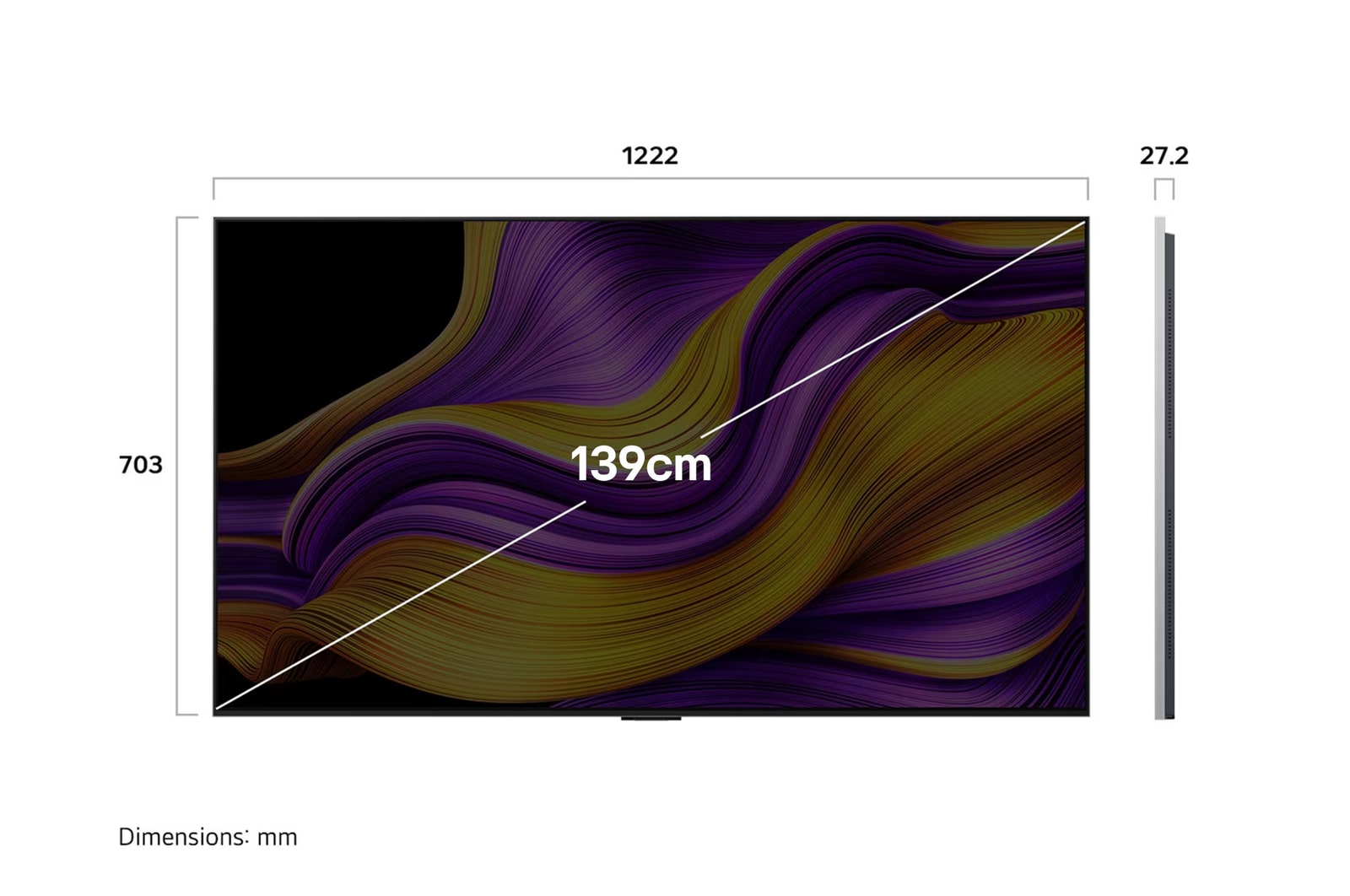 LG 55-inch OLED evo AI G5 4K Smart TV: α11 Processor, 165Hz VRR, Dolby Vision