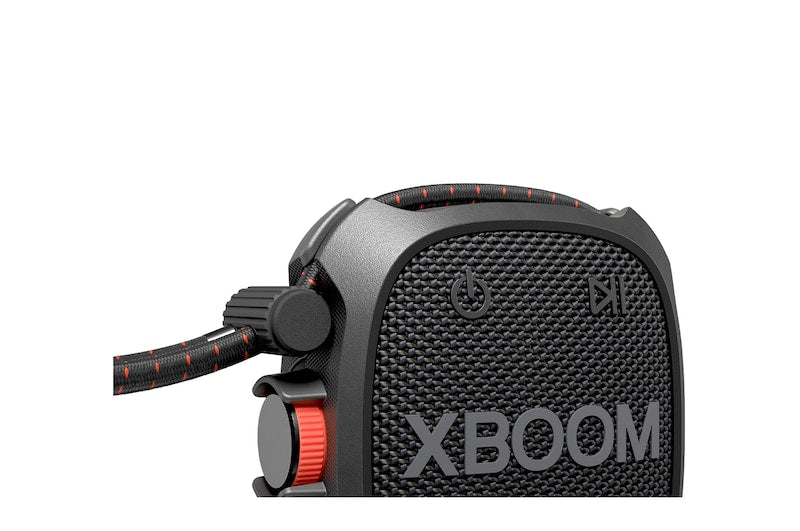 LG XBOOM XG2TBK Military-Grade Portable Bluetooth Speaker for Outdoor Adventures