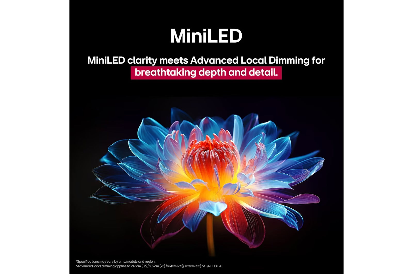 LG 75-inch 4K QNED MiniLED Smart TV with α8 AI Processor