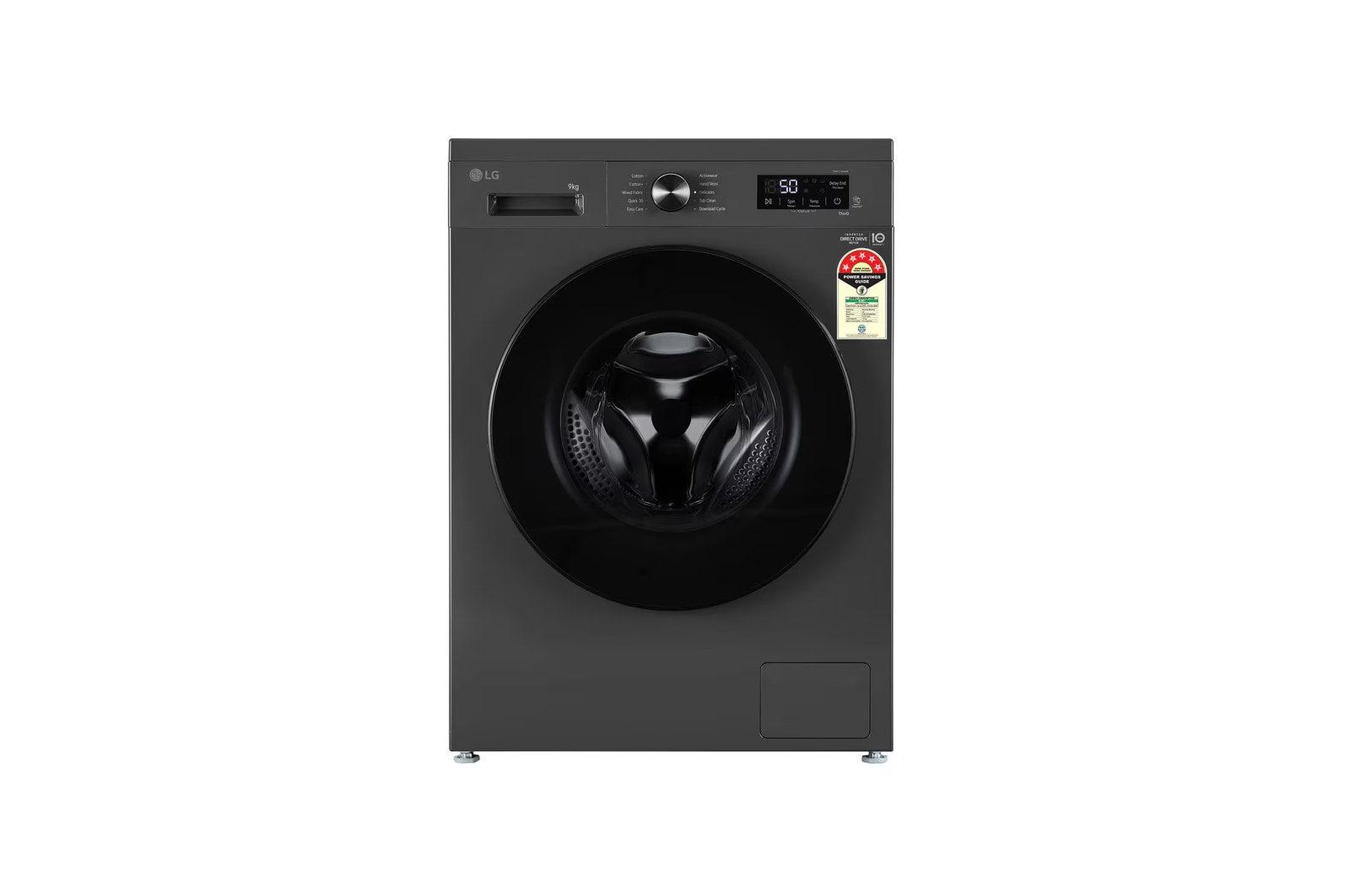 LG 9KG Front Load Washing Machine with Inverter Direct Drive & Steam
