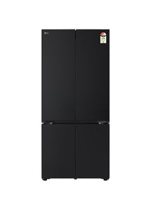 LG 610 L French Door Refrigerator with Fresh Converter+ Wi-Fi & DoorCooling+ Black Mirror Glass (GV-B25FFGMB)