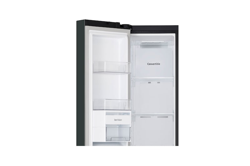 LG 650L Smart Side-by-Side Refrigerator with Wi-Fi Convertible, DoorCooling+, Emerald Tango