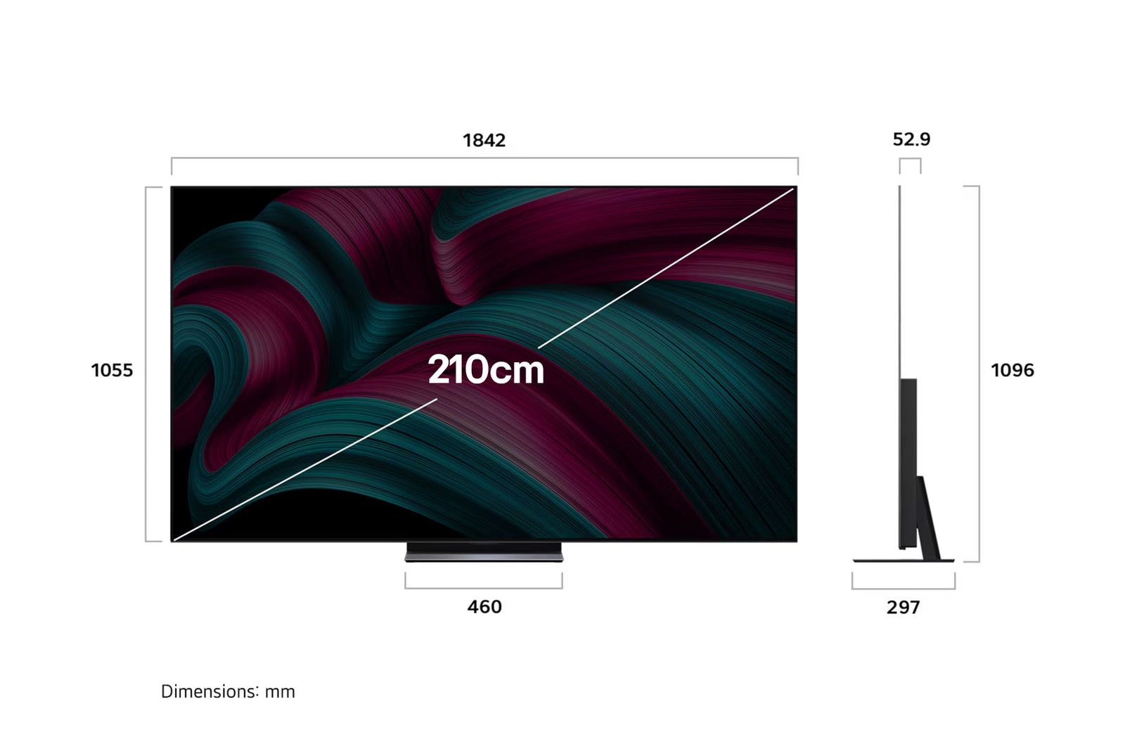 LG 83-inch OLED Evo C5 4K Smart TV α9 Gen8 AI 144Hz VRR