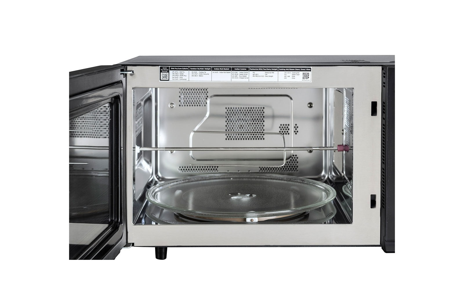 LG 32L Convection Microwave Oven with Diet Fry, Motorised Rotisserie & Steel Cavity