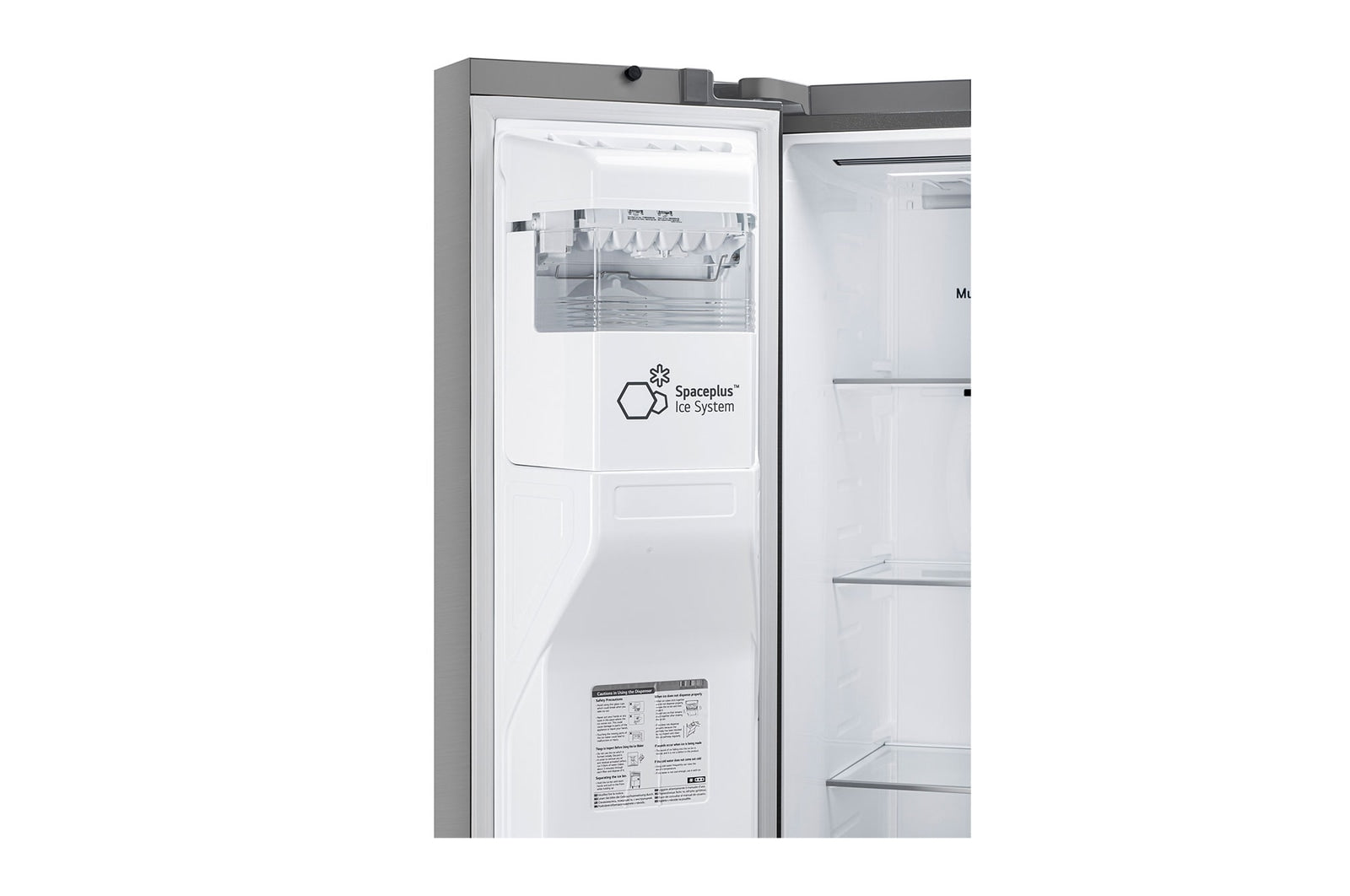 LG 630L Smart Convertible Side-by-Side Refrigerator with Water Dispenser