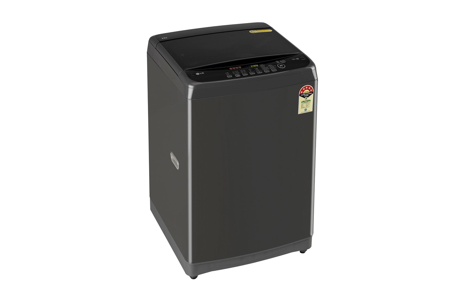 LG 8Kg Smart Inverter Top Load Washing Machine with TurboDrum - Middle Black