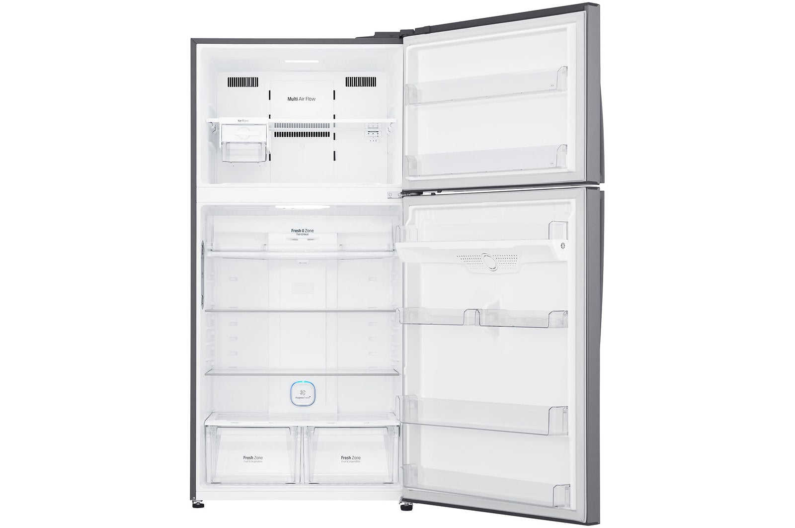 LG 592L Frost-Free Inverter Wi-Fi Double Door Refrigerator - Shiny Steel