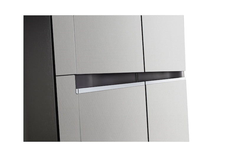 LG 650L Smart Inverter Side-by-Side Refrigerator: Wi-Fi, DoorCooling+, Urban Steel Finish