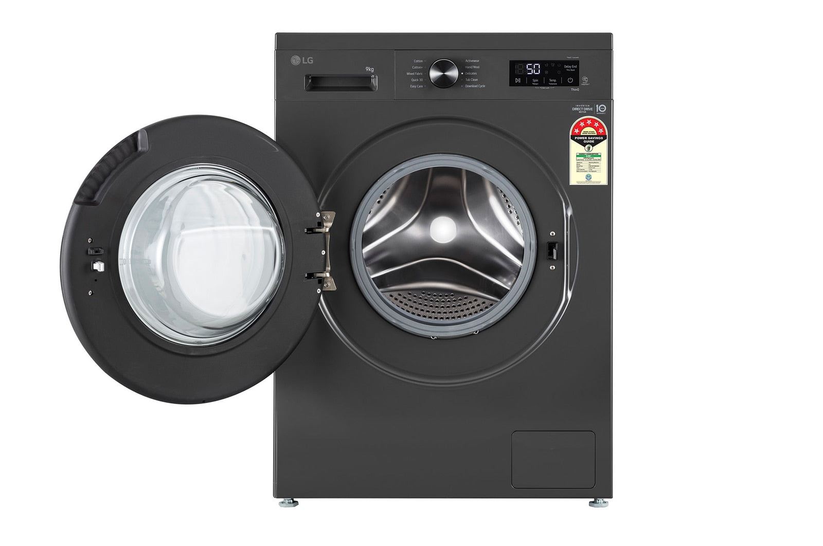 LG 9KG Front Load Washing Machine with Inverter Direct Drive & Steam