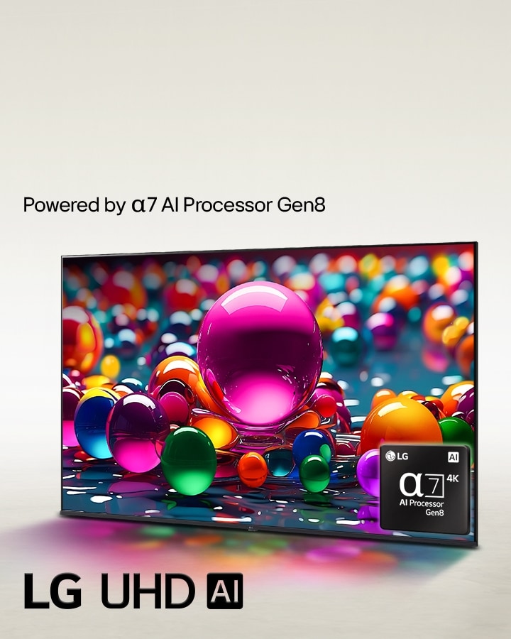 LG 55-inch 4K UHD Smart TV: Alpha 7 AI Processor Gen8, HDR10, Dolby Atmos