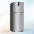 Whirlpool 235L 2 Star Frost Free Double Door Refrigerator with 6th Sense DeepFresh Technology Microblock Active Deo Imperial Steel (22317)