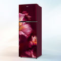 Whirlpool 235L 2 Star Frost Free Double Door Refrigerator with 6th Sense DeepFresh Technology Microblock Active Deo Wine Velvet (22318)