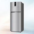 Whirlpool 235L 2 Star Frost Free Double Door Refrigerator with 6th Sense DeepFresh Technology Microblock Active Deo Imperial Steel (22317)