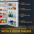 Whirlpool 327L 2 Star Frost Free Convertible Double Door Refrigerator IntelliSense Inverter Intellifresh Pro (22424)