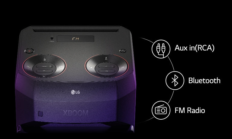 LG XBOOM XL2S Powerful 80W Super Bass Boost Bluetooth Karaoke Party Speaker